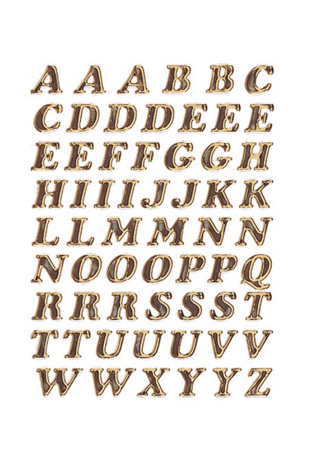Hovedbilde VARIO bokstaver 8 mm, A-Z prismatic folie 1 ark ...
