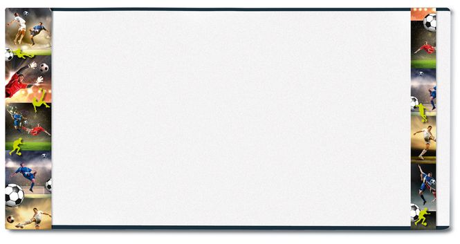 Hovedbilde HERMÄX ferdigbind til bøker, Fotball, 260x540 mm ...