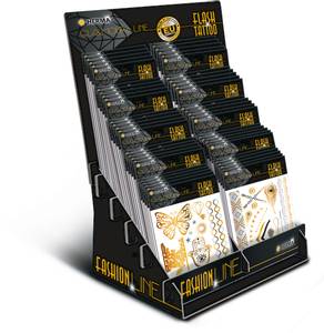 Bilde av Display FLASH Tattoos, 10 motiver, 50 pakninger