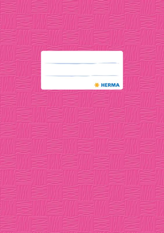 Ferdigbind til skrivebøker A 5 med mønster pink (25 stk)