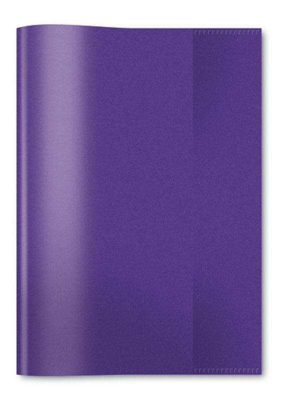 Ferdigbind til skrivebøker A5 transparent violett (25 stk)