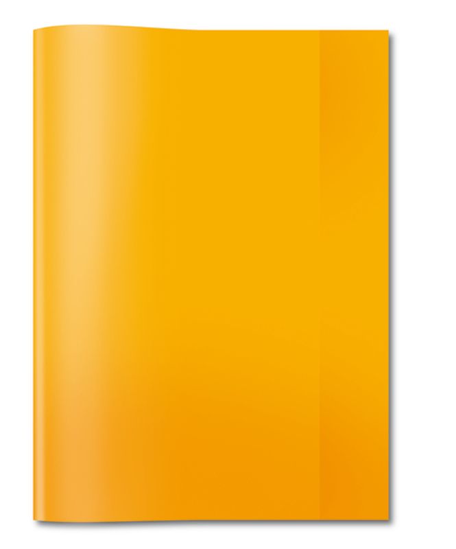 Ferdigbind til skrivebøker A4 transparent oransje (25 stk)