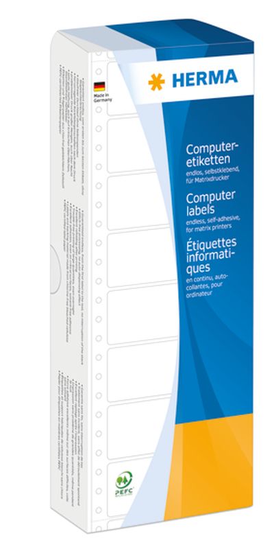 HERMA dataetiketter i bane 2000 stk, 112x48