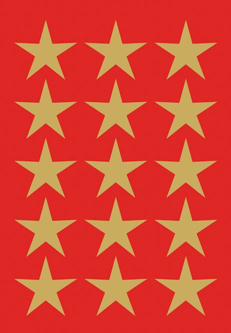 Hovedbilde DECOR Stickers Gullstjerner, gullfolie 3 ark (10 ...